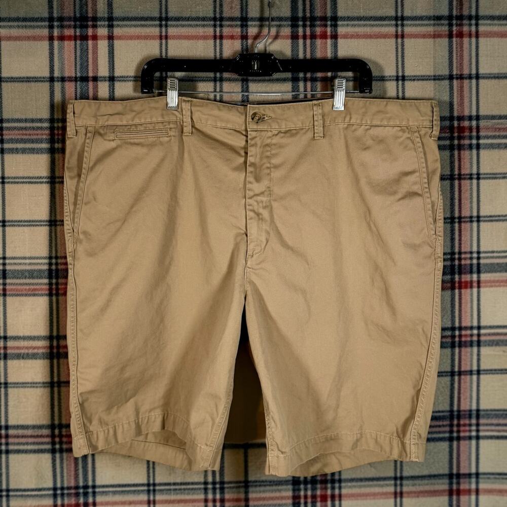 Polo Ralph Lauren Men's 44B  100% Cotton Classic Fit Khaki Chino Shorts Summer